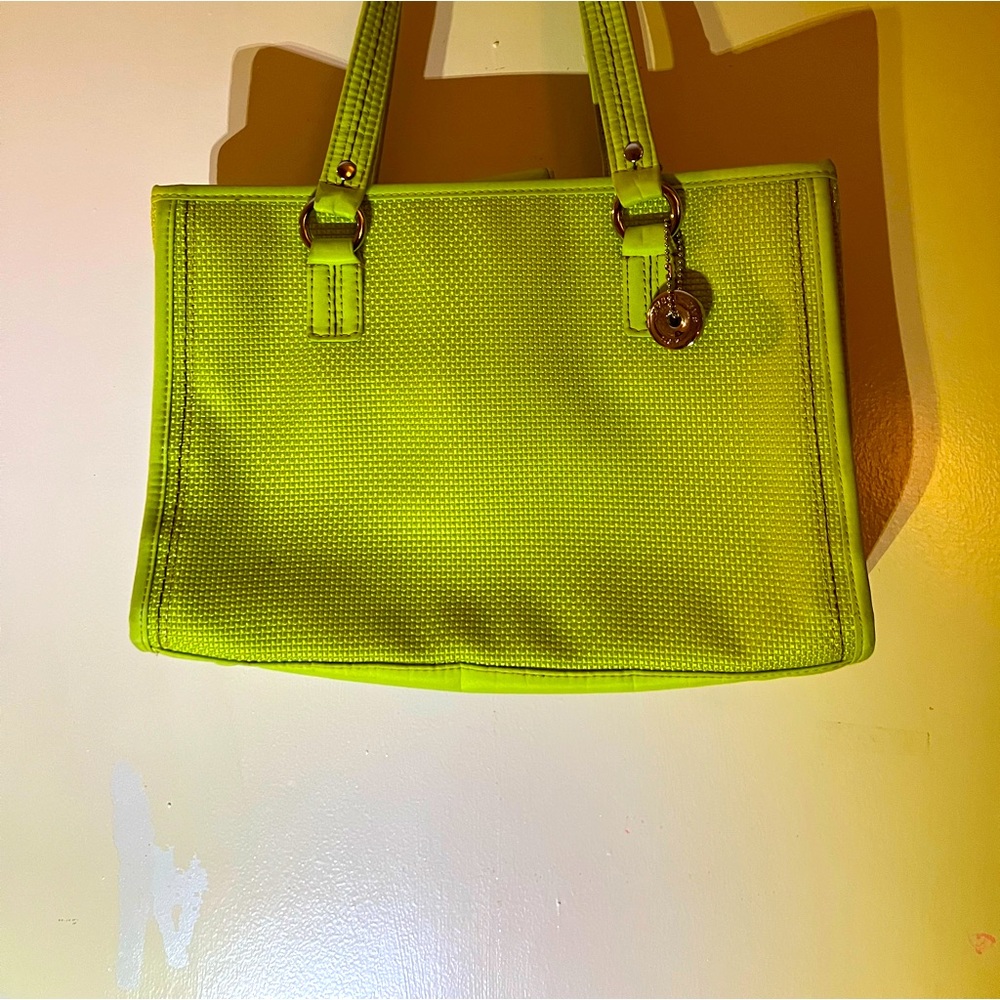 Chartreuse Green Nylon The Sak Purse. PGC w minor flaws. See Photos.